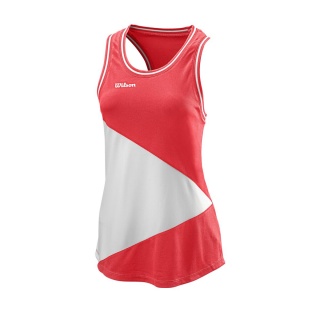 Wilson Tennis Tank Team II 2021 coral/white Women